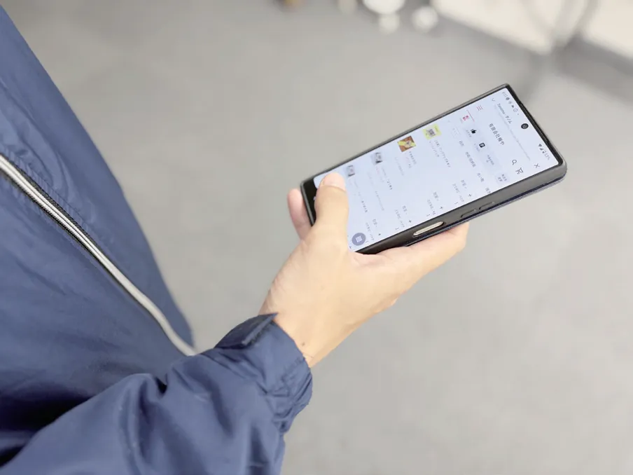 TANOMUでスマートフォンから発注